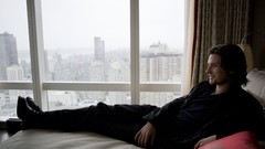 Men Actors beds Ben Barnes lying down window panes