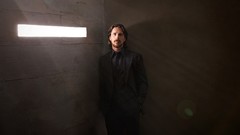 Men Actors Christian Bale sunlight hands in pockets goatee