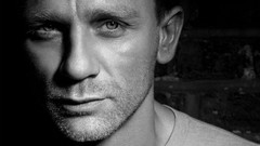 Men Actors faces daniel craig grayscale