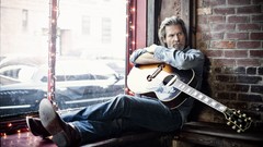 Men Actors guitars jeff bridges