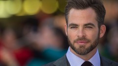 Men Actors handsome blue eyes chris pine