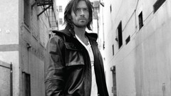 Men Actors Hugh Jackman monochrome