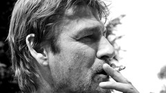 Men Actors Sean Bean faces monochrome cigars