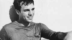 Men Actors smiling mark ruffalo wet hair grayscale