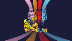 Men alternative art pac-man