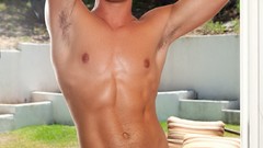 Men armpits underwear Gay abs pecs