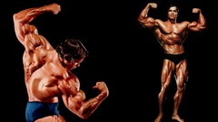 Men arnold schwarzenegger bodybuilding pumpin Iron