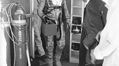 Men aviation monochrome cosmonaut historic old photography