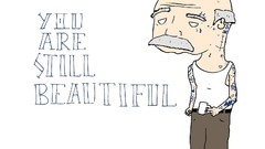 Men bald cartoons tattoos old people