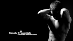 Men black background