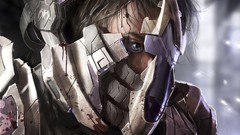 Men blood armor artwork fantasy art