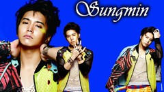 Men blue background singers Korean k-pop Simple Background 