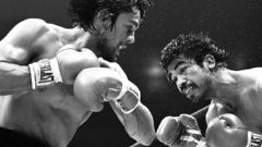 Men boxing grayscale muscles