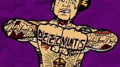 Men cap nuts tattoos hardcore music