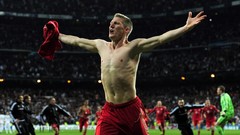 Men Champions League soccer Bastian Schweinsteiger FC Bayern 