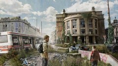 Men children bus buildings university slovakia artwork 