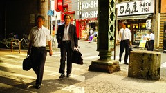 Men China Asia urban streets