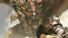 Men Dragons fantasy art F.E.A.R.