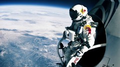 Men edge Brave Earth jumping outer space Felix Baumgartner 