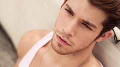 Men faces male models Julian Gabriel