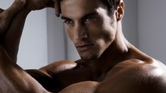 Men faces male models muscular