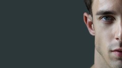 Men faces portraits male models