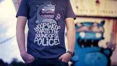 Men fashion t-shirts outdoors