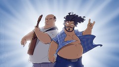 Men Fat Man guitars tenacious d jack black Rock Music Kyle Gass 