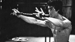 Men fighters Actors monochrome Bruce Lee