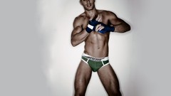 Men Green male models muscular Kris Kranz