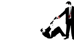 Men Guns Drawn Reservoir Dogs