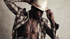 Men hats pendant fashion black people open shirt