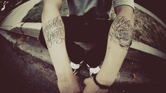 Men Headless sitting tattoos body parts