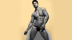 Men Jason male models muscular jockstrap
