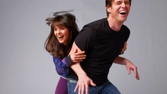 Men Jim Carrey Actors Actress smiling zooey deschanel