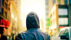 Men lonely blurred eminem singers cityscapes towns capes