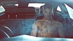 Men male models inside car