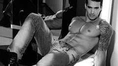 Men male models muscular