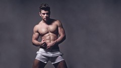 Men male models muscular Daniel Garofali