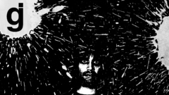 Men monochrome black background