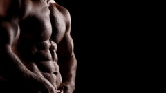 Men muscle abs pecs