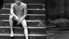 Men nude stairways male models