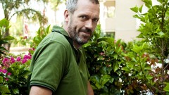 Men outdoors Hugh Laurie