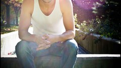 Men outdoors tank tops