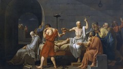 Men paintings Jacques Louis David Socrates The Death of 