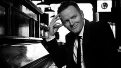 Men piano monochrome Joe Stilgoe
