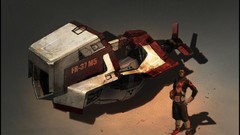 Men pilot spaceships science fiction racing artwork digital art 