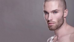 Men Profile faces male models muscular Andrew Skelton