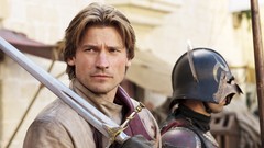Men scene Swords game of thrones TV series hbo Jamie Lannister