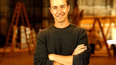 Men shooting Actors Edward Norton smiling